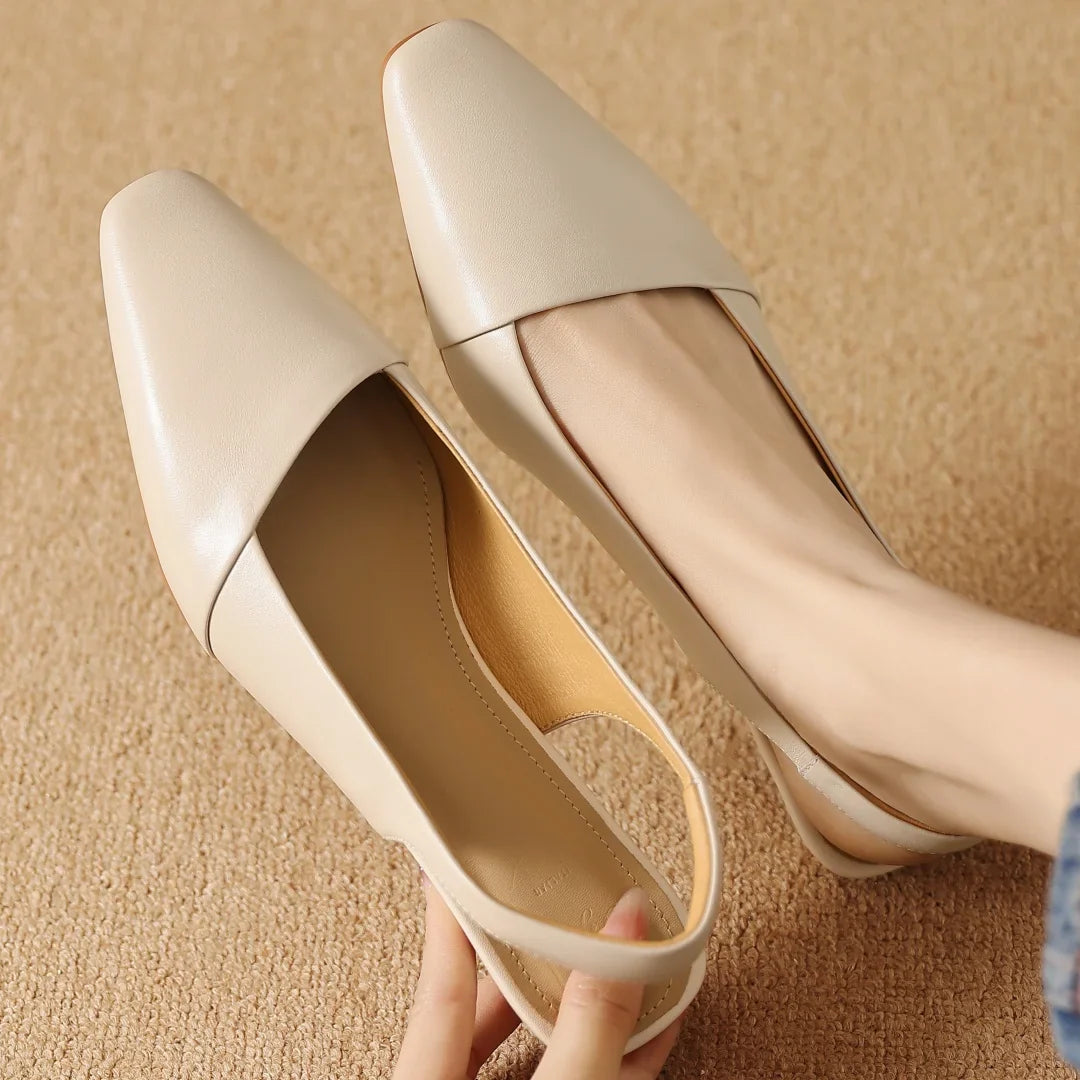 Louise Genuine Leather Slingback Sandals