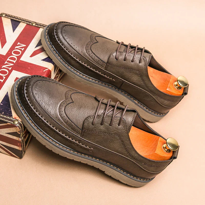 Sorrento Leather Business Sneakers