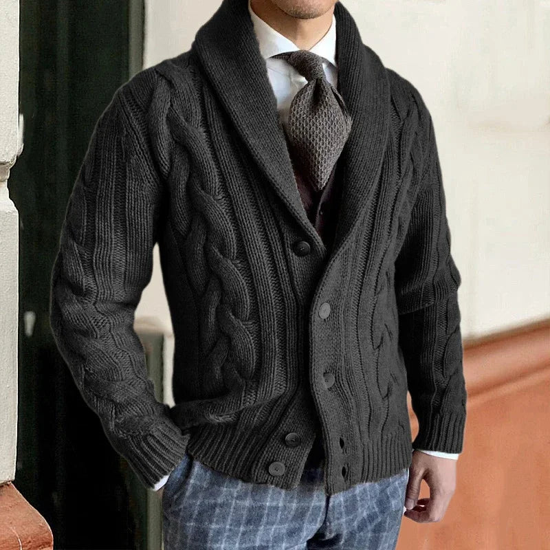 Burlington Men's Wool Cardigan