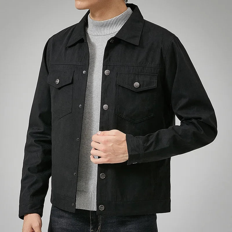 Evan Men's Stylish Suede Jacket
