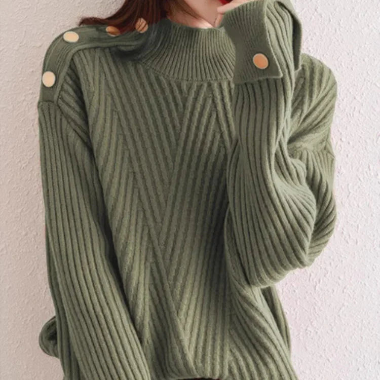 Nikki Women's High Neck Sweater