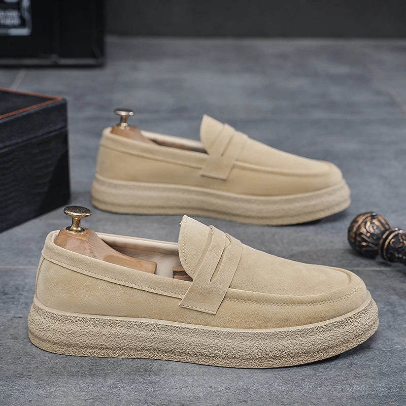 Alberto Men's Premium Suede Loafers