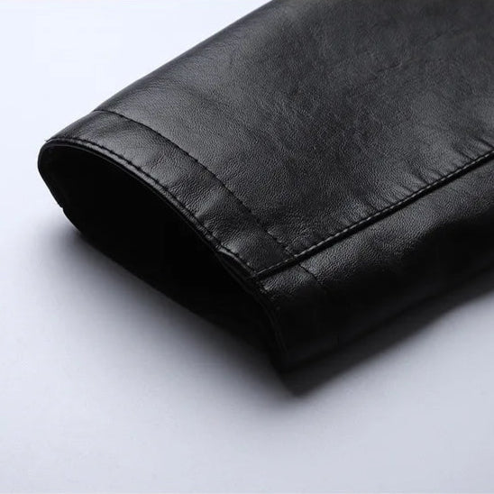 Leo Men's Classic Leather Jacket