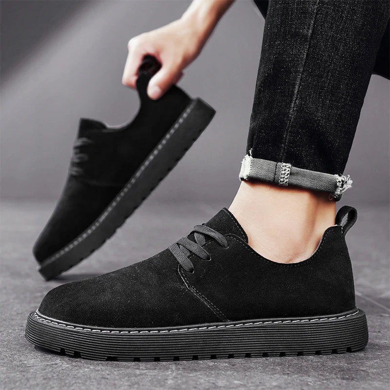 Men's Genuine Suede Sneakers