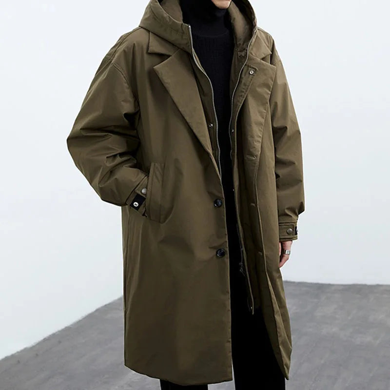 Men's Wellington Long Overcoat