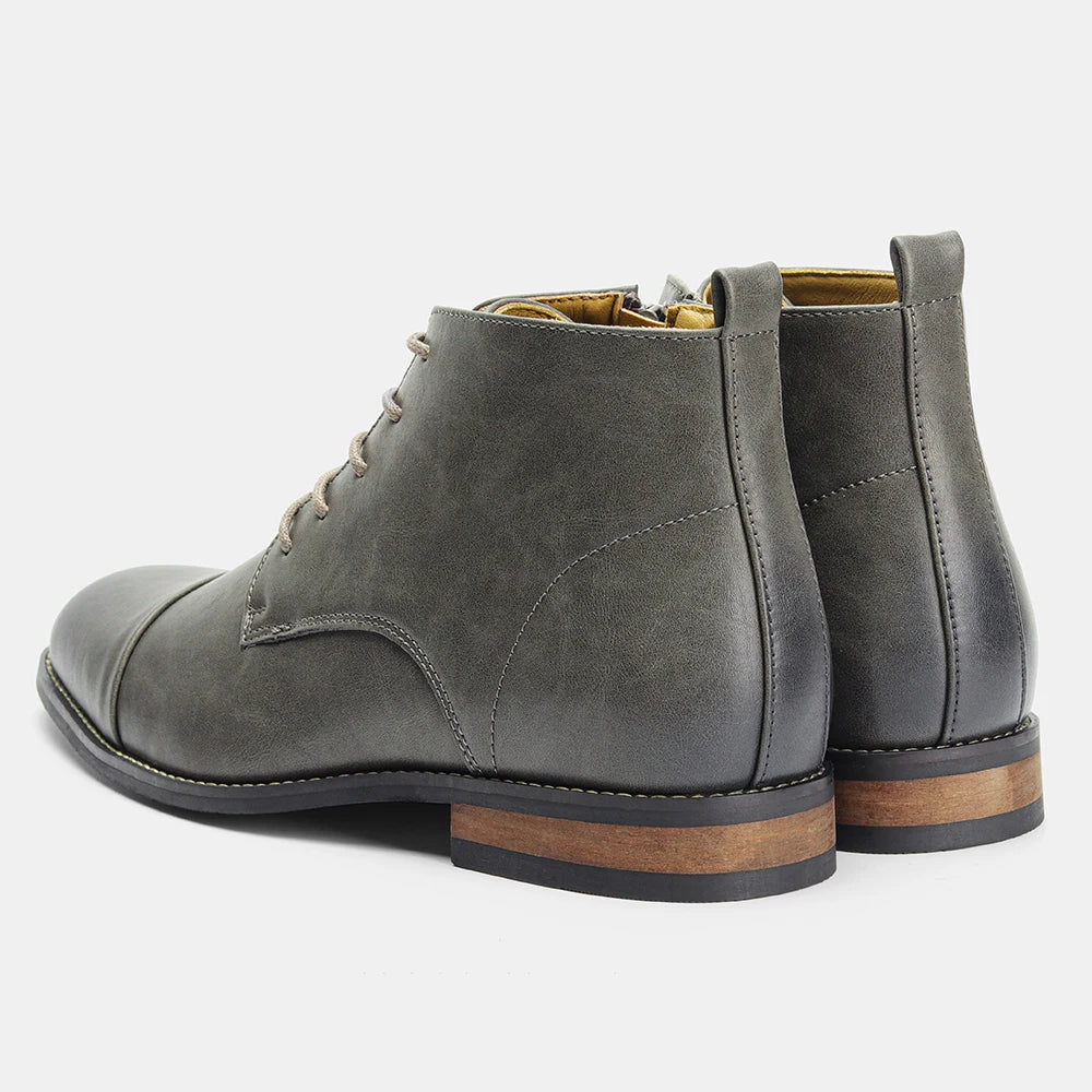 Men's Henderson Zipper Leather Boots