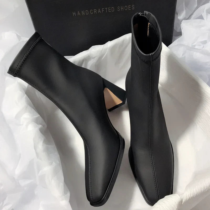 Karolina Leather Chelsea Ankle Boots