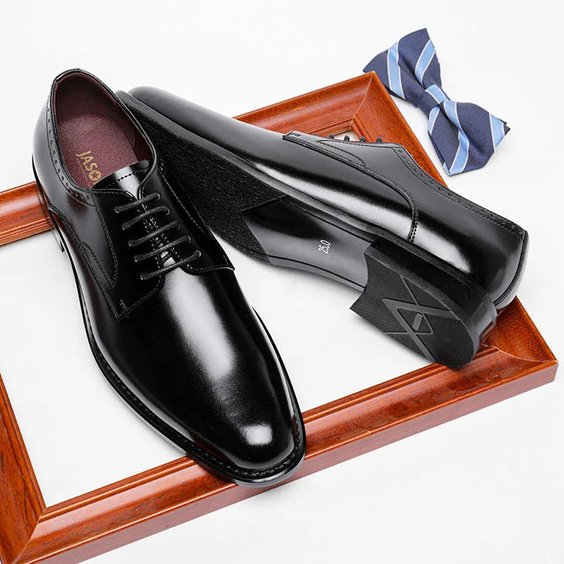 Micheal Men's Leather Derby Oxfords