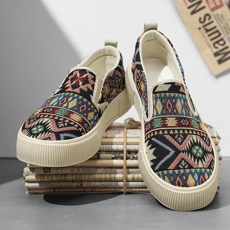 Casvian Canvas Street Loafers