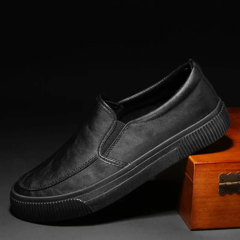 Brenton Leather Slip-On Loafers