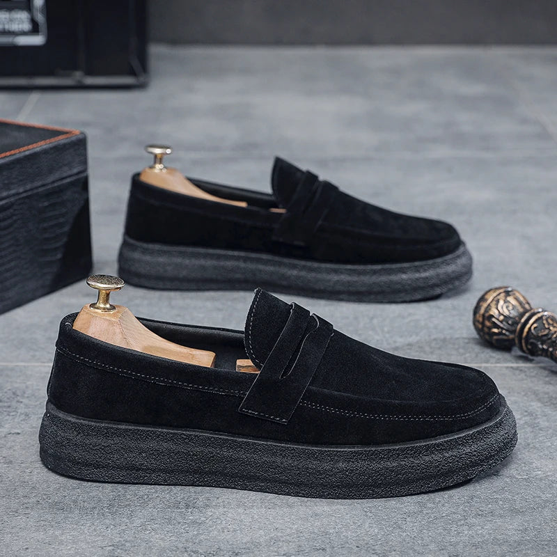 Alberto Men's Premium Suede Loafers