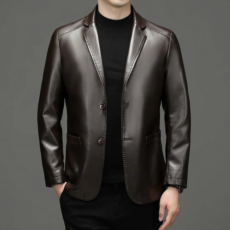 Men's Camden Premium Leather Blazer