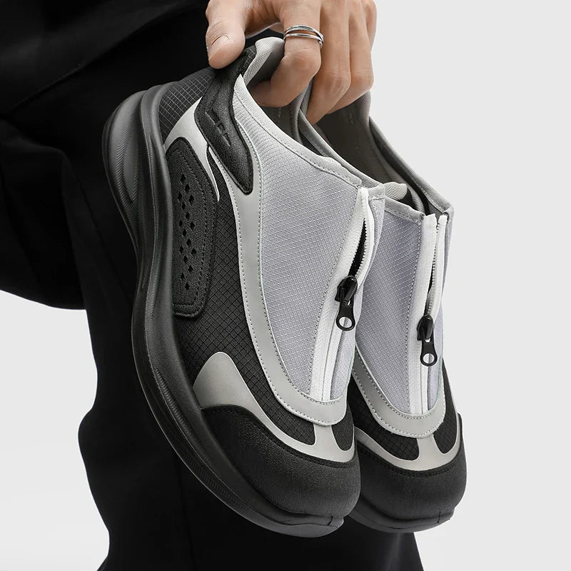 Earthquake Zipper Street Sneakers