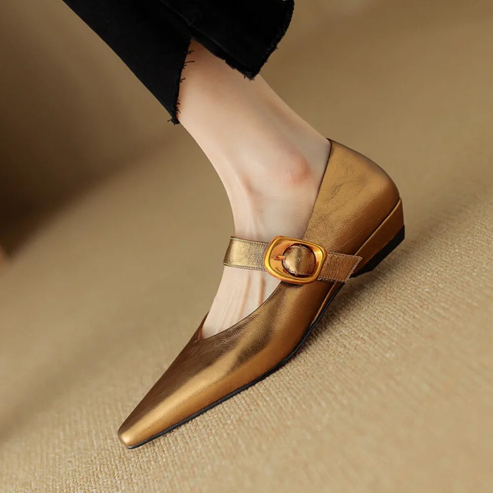 Louise Genuine Leather Pumps
