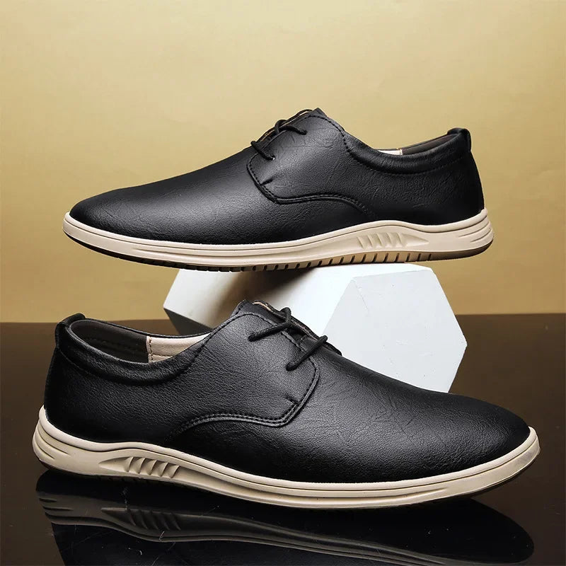 Men's Business Leather Sneakers