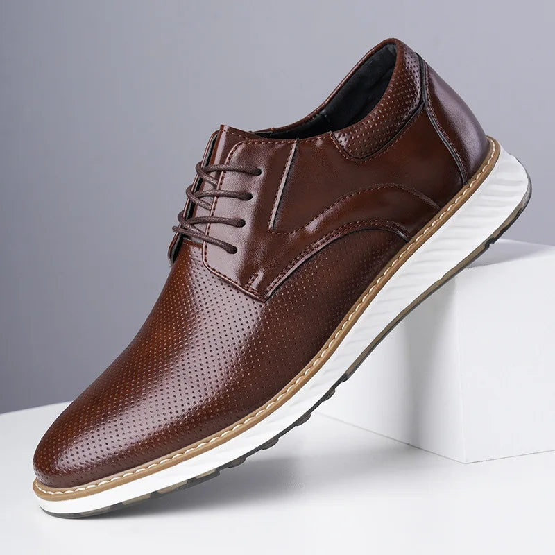 Milano Men's Classic Leather Sneakers