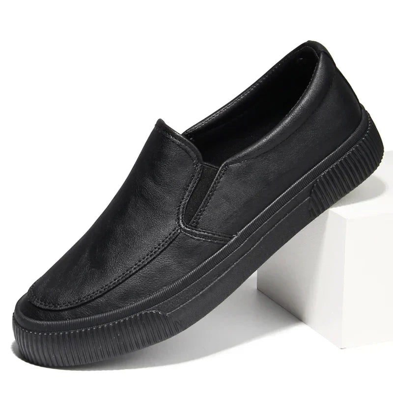 Brenton Leather Slip-On Loafers