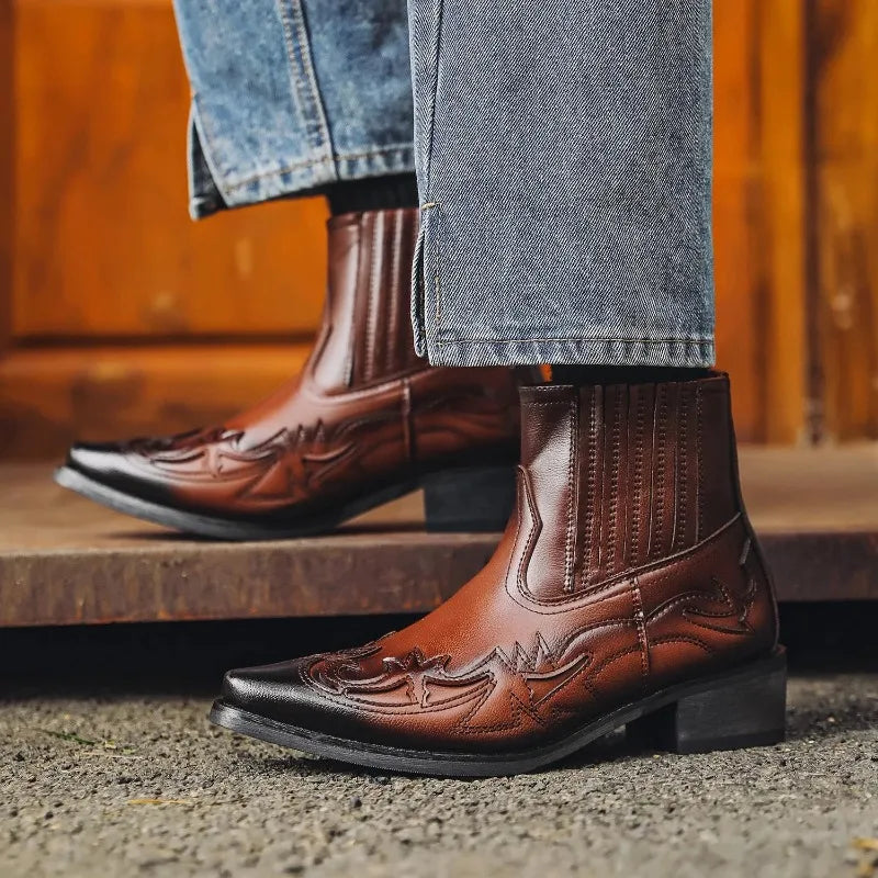 Men's Genuine Leather Chelsea Boot