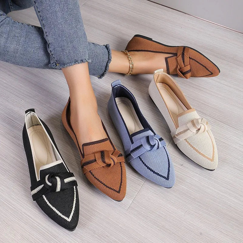 Evelyn Twist Knot Work Loafers