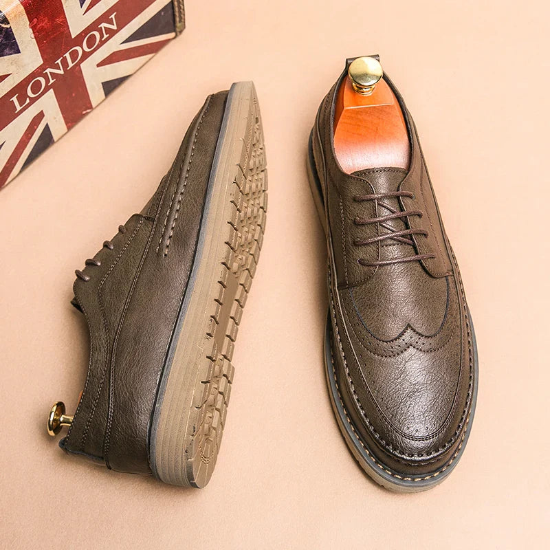 Sorrento Leather Business Sneakers