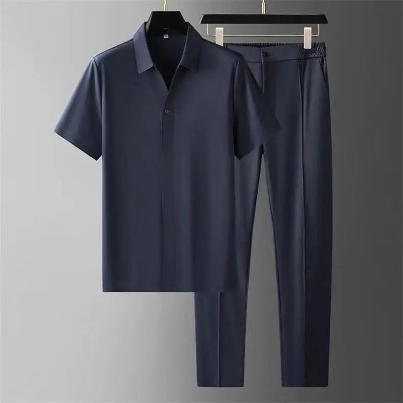 Xavier Men's Two-Piece Polo Set