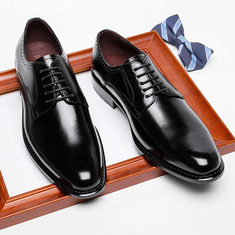 Micheal Men's Leather Derby Oxfords