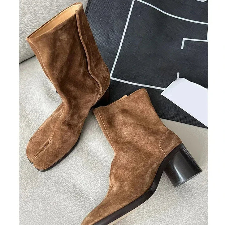 Women's Split-Toe Tabi Ankle Boots