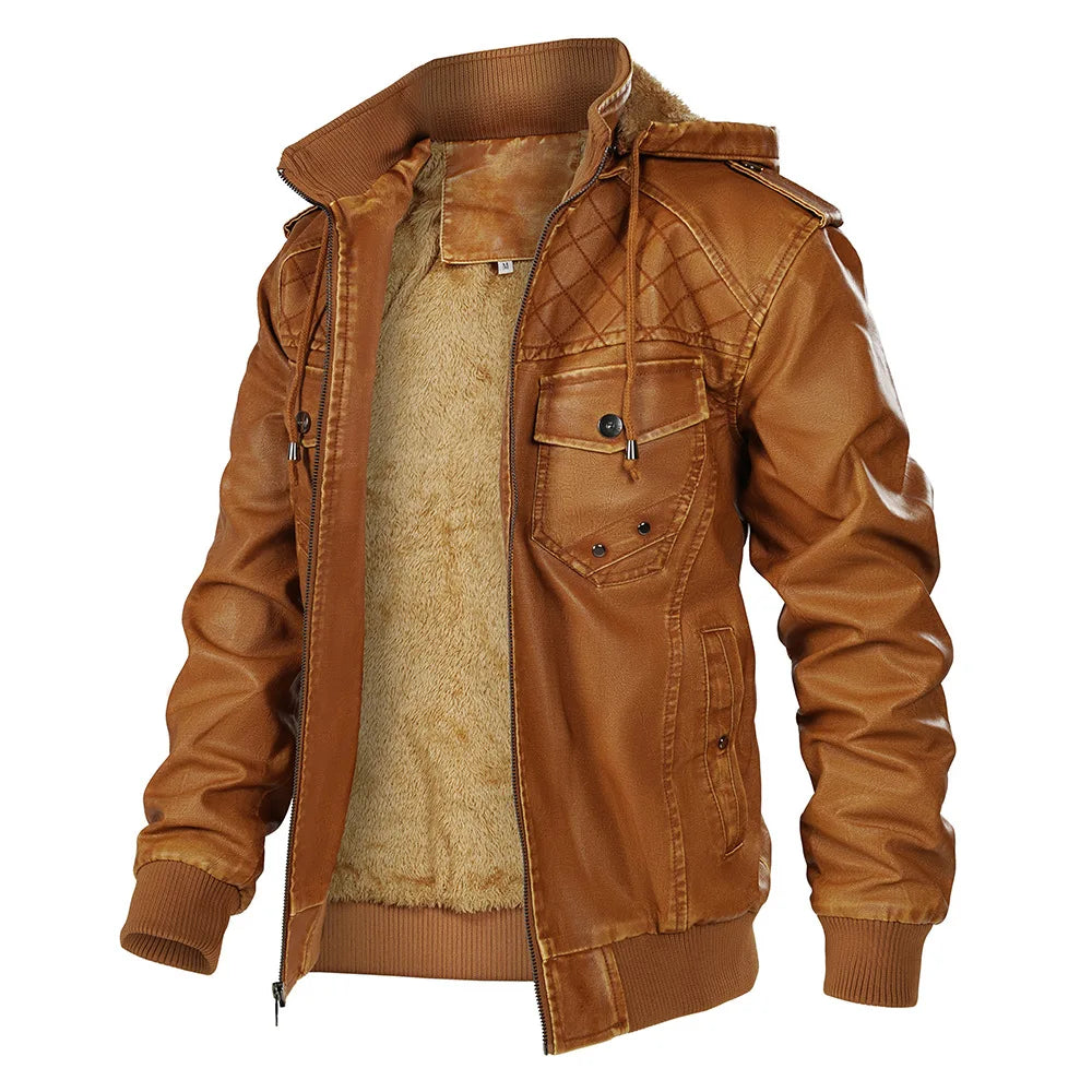 Bexley Men's Bomber Leather Jacket