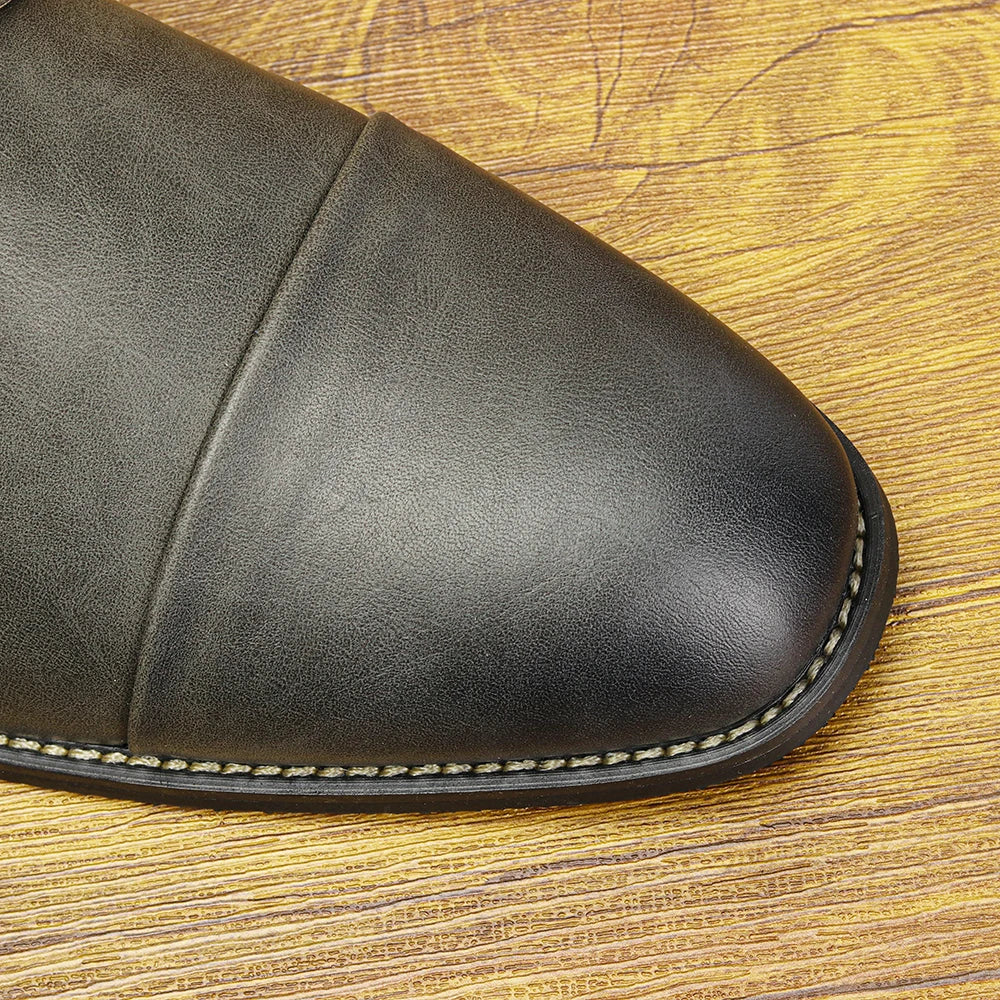 Men's Henderson Zipper Leather Boots