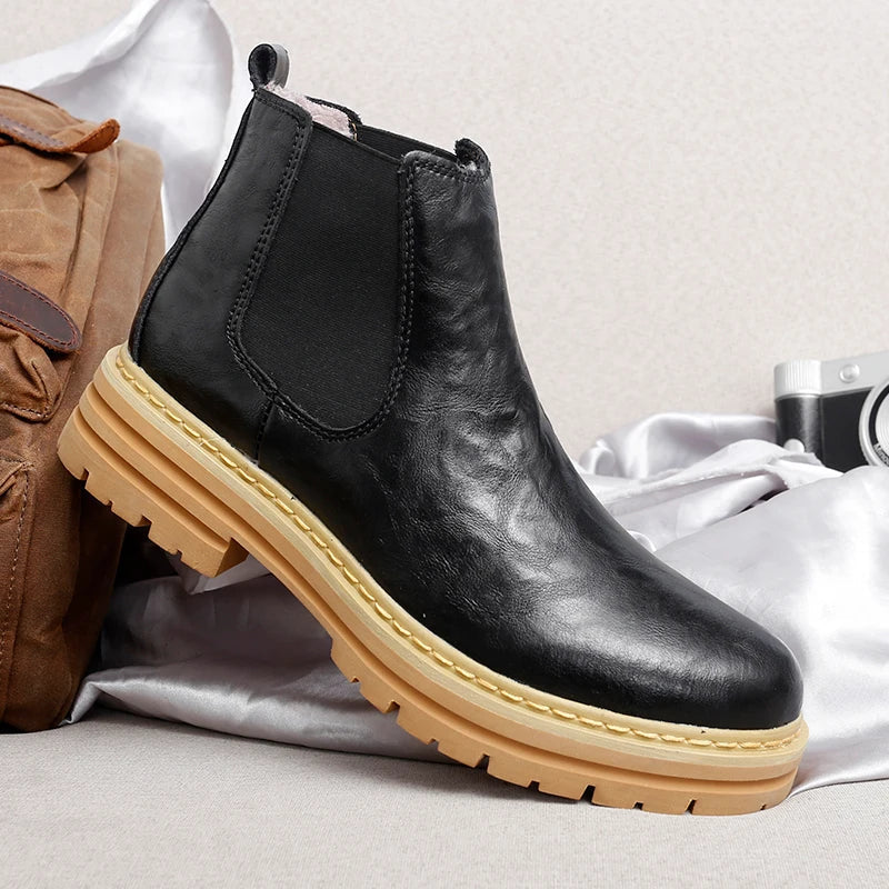 Logan Men's Genuine Leather Boots