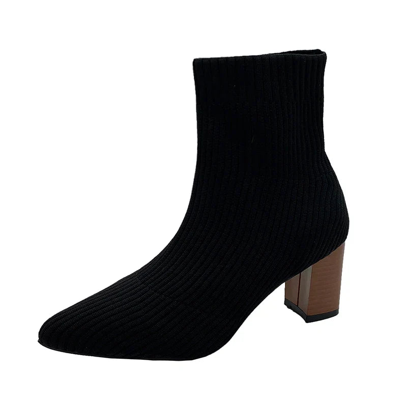 Hailee Sock Chelsea Ankle Boots