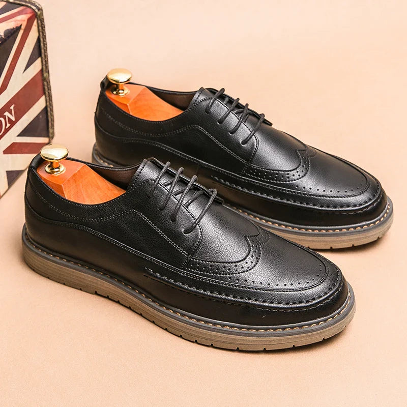 Sorrento Leather Business Sneakers