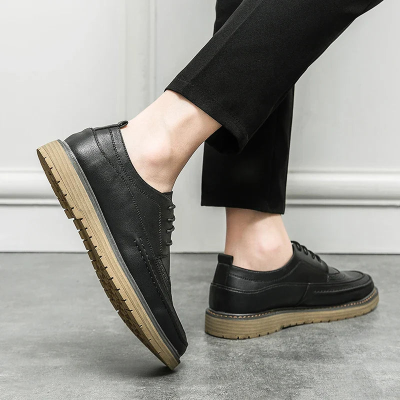 Sorrento Leather Business Sneakers