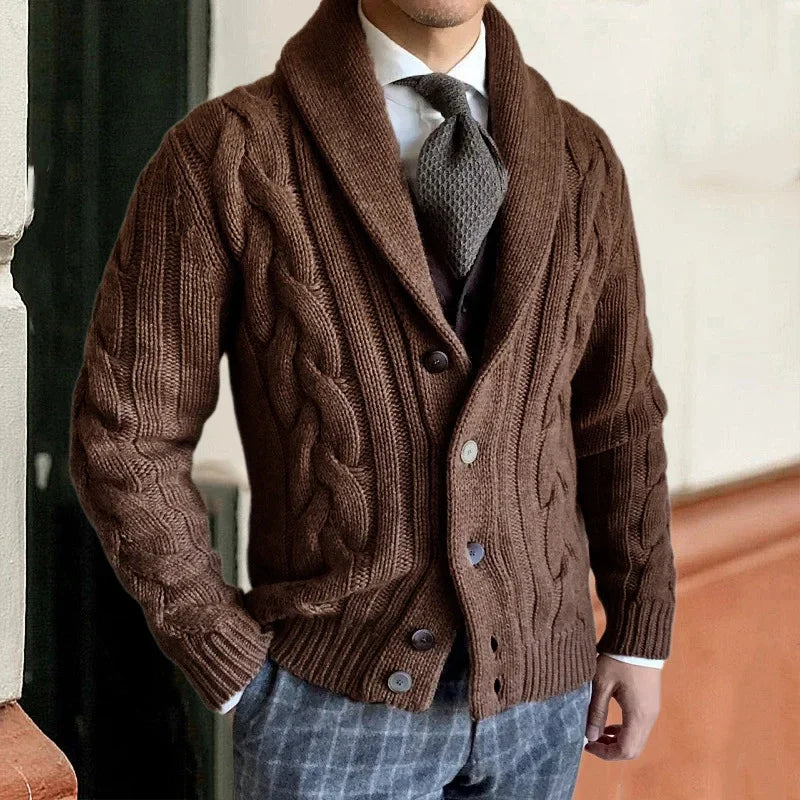 Burlington Men's Wool Cardigan