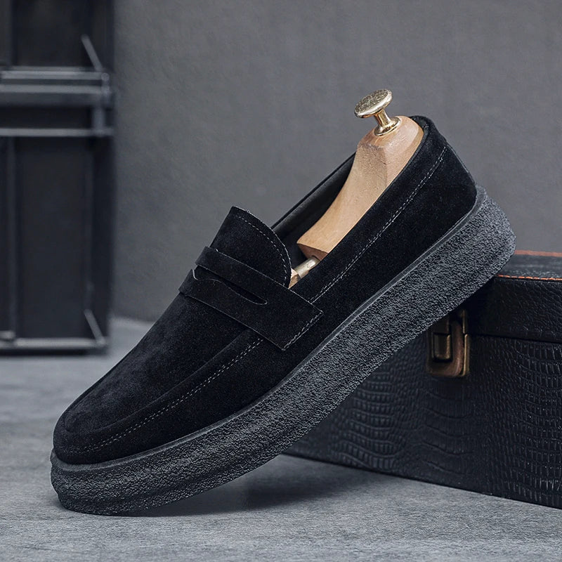 Alberto Men's Premium Suede Loafers