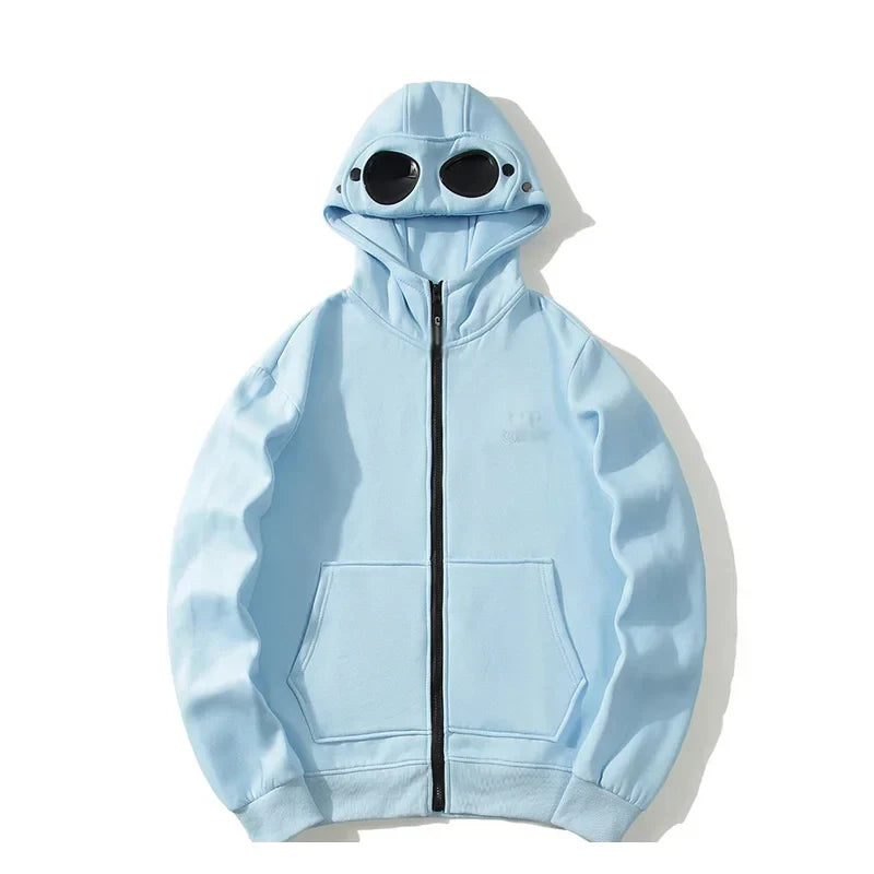 Korvin Men's Streetwear Glasses Hoodie