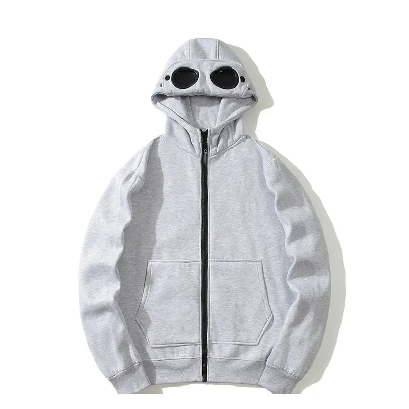 Korvin Men's Streetwear Glasses Hoodie