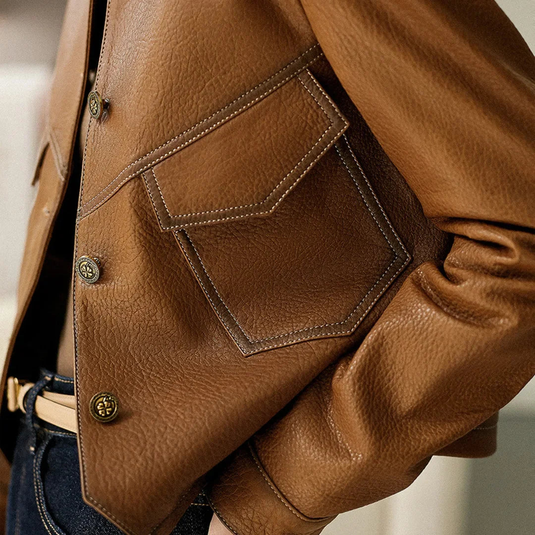 Monaco Biker Leather Jacket