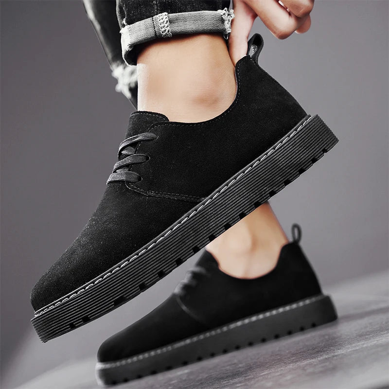 Men's Genuine Suede Sneakers