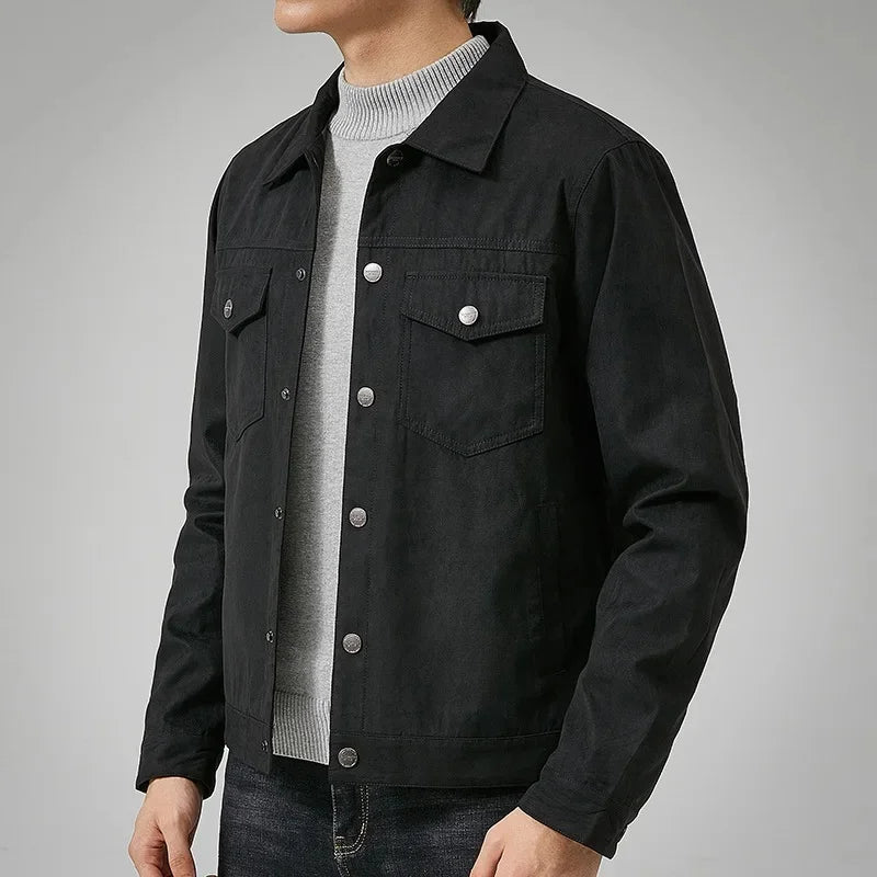 Evan Men's Stylish Suede Jacket