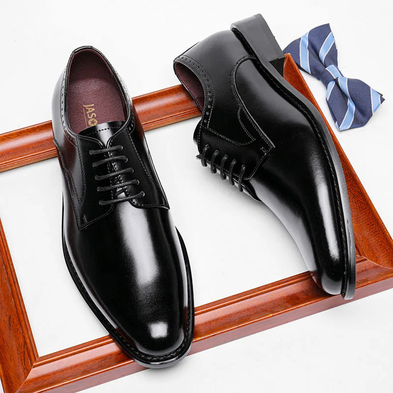 Micheal Men's Leather Derby Oxfords