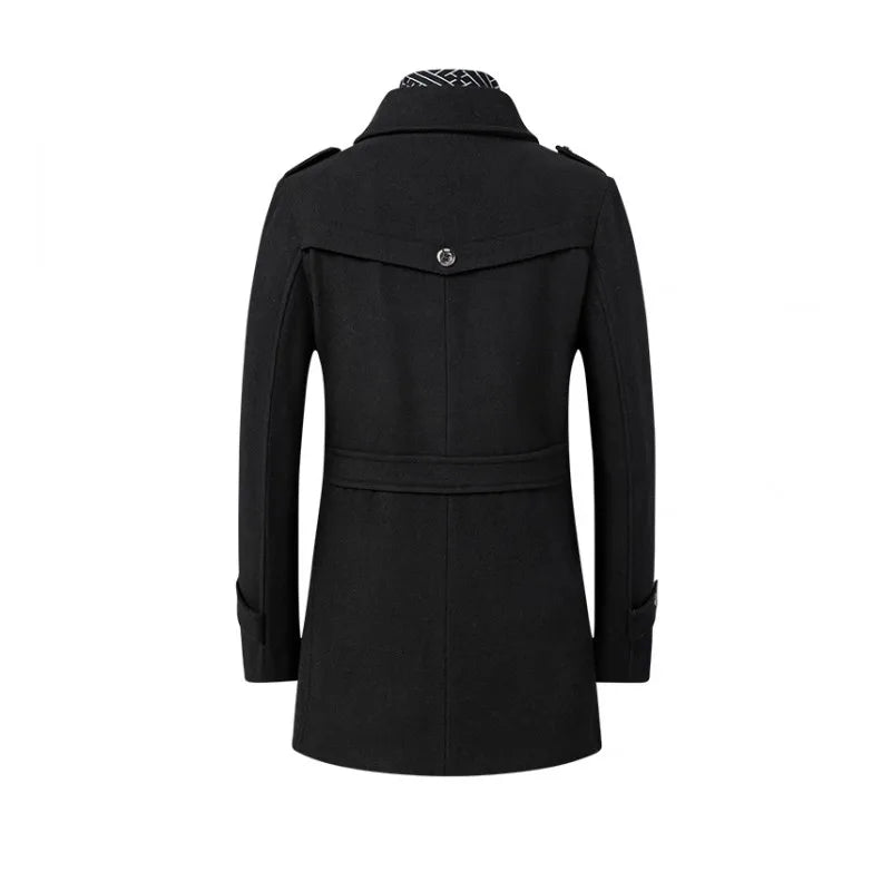 Donald Men Slim Fit Wool Coat