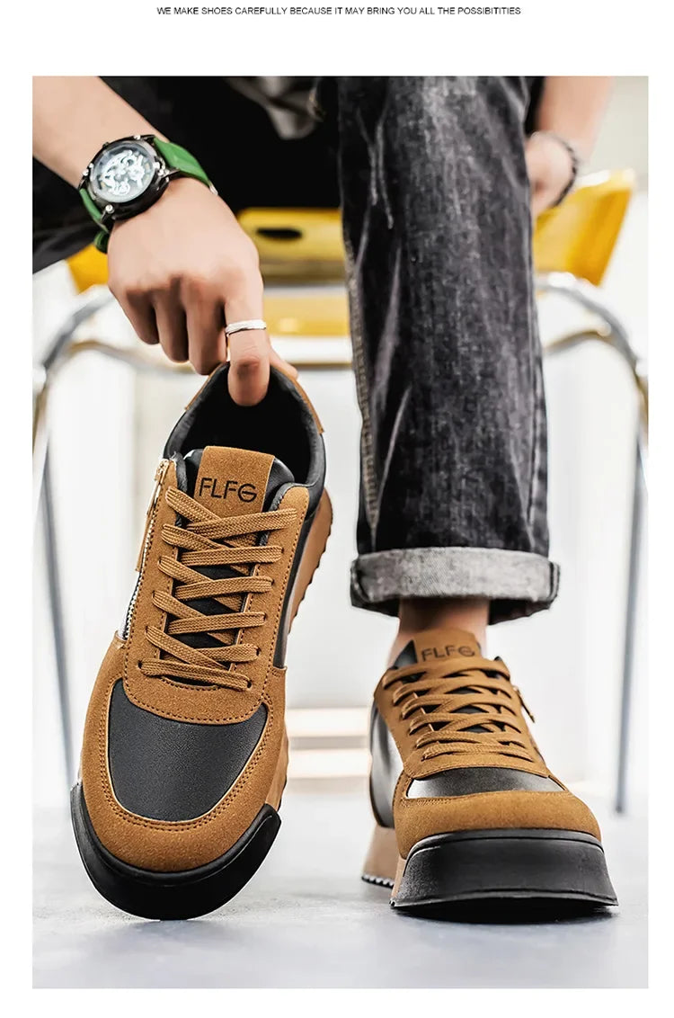 Urban Metro Suede Leather Sneakers