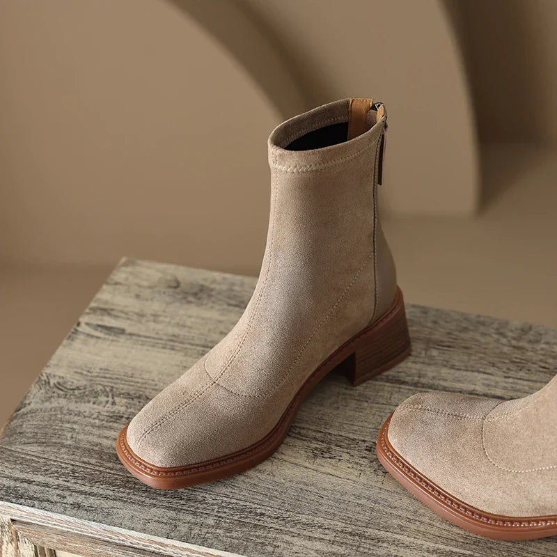 Clarke Suede Chelsea Ankle Boots