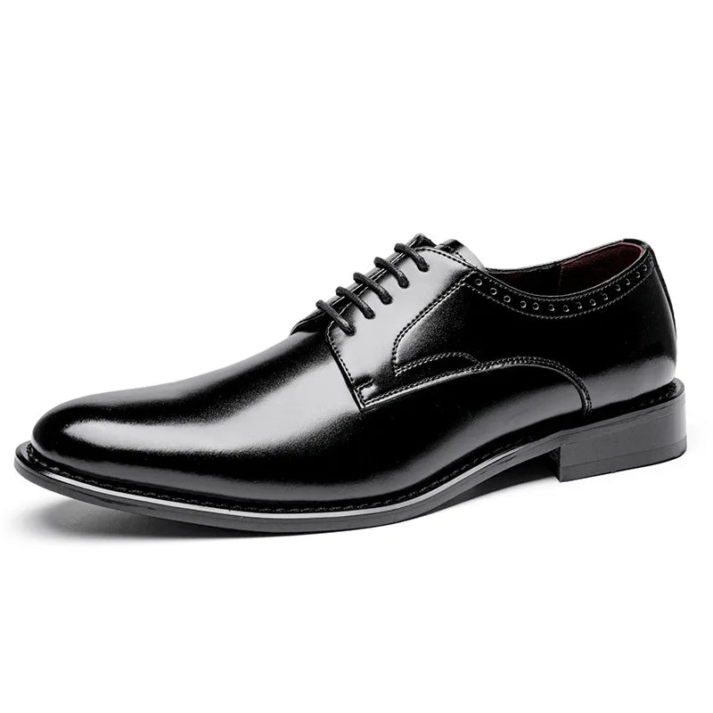 Micheal Men's Leather Derby Oxfords