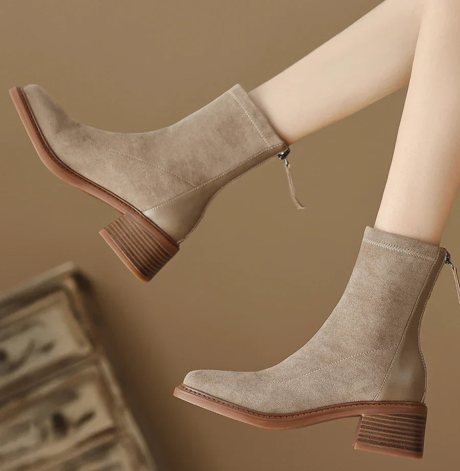 Clarke Suede Chelsea Ankle Boots
