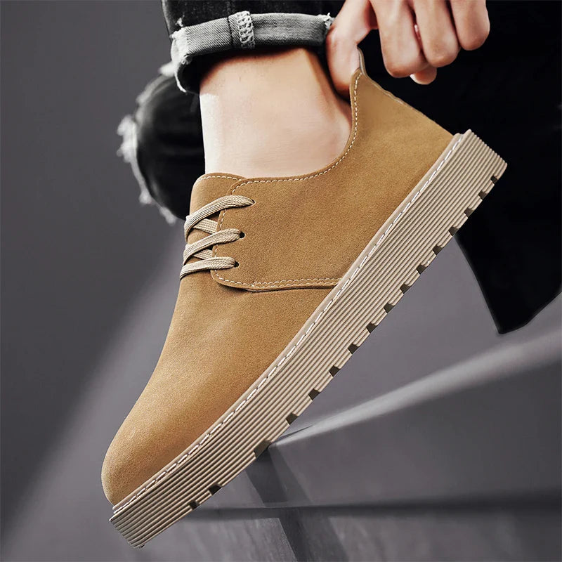 Men's Genuine Suede Sneakers