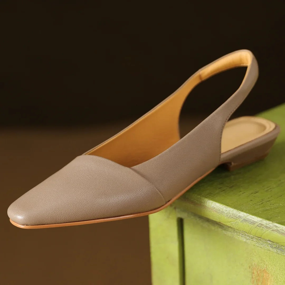 Louise Genuine Leather Slingback Sandals