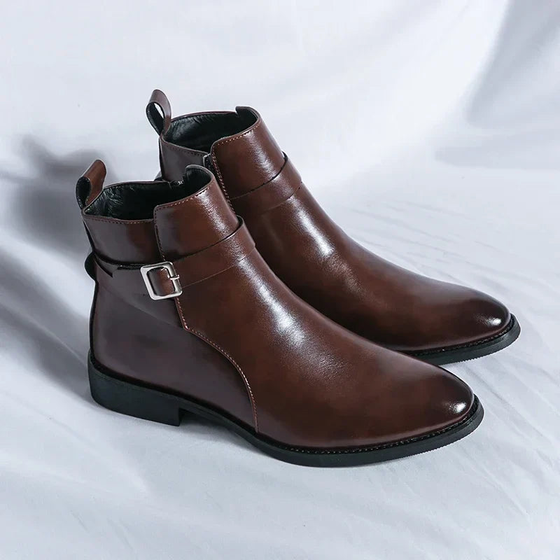 Barret Men's Genuine Leather Chelsea Boots
