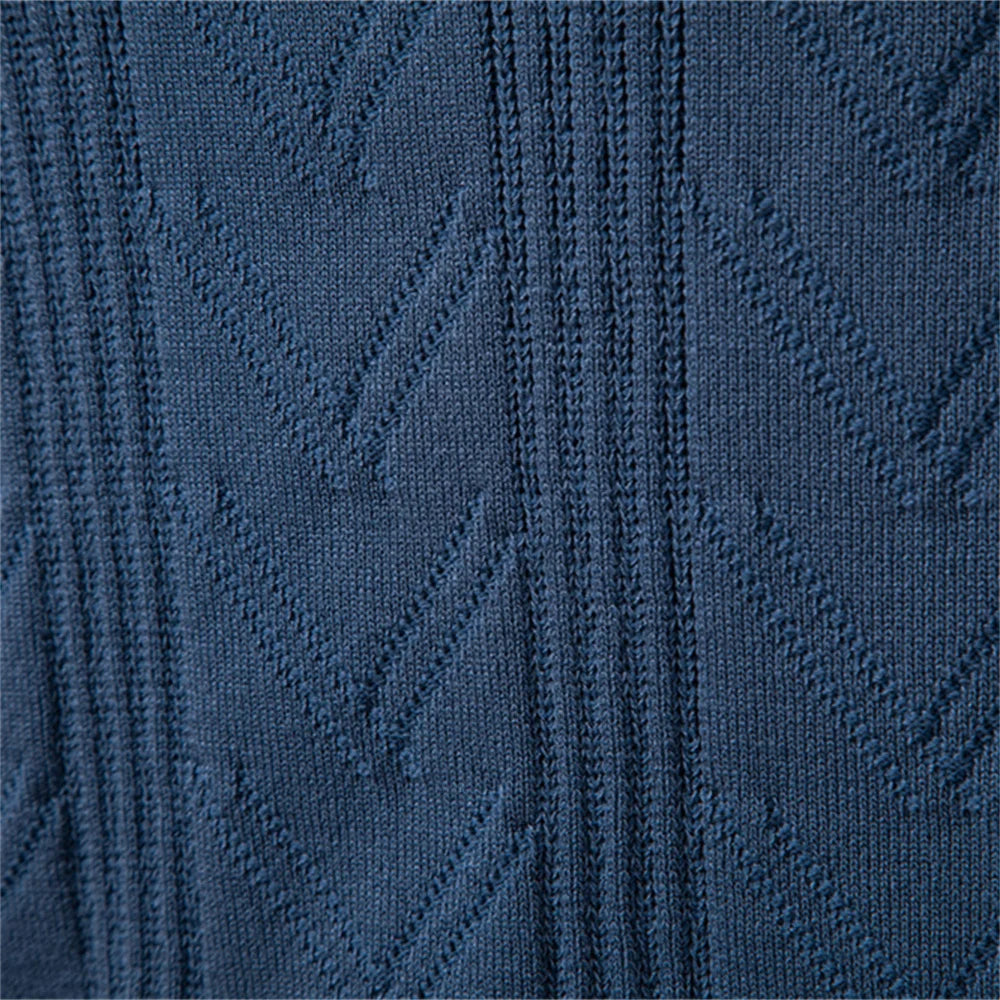 Cameroon Knitted Henley Sweater